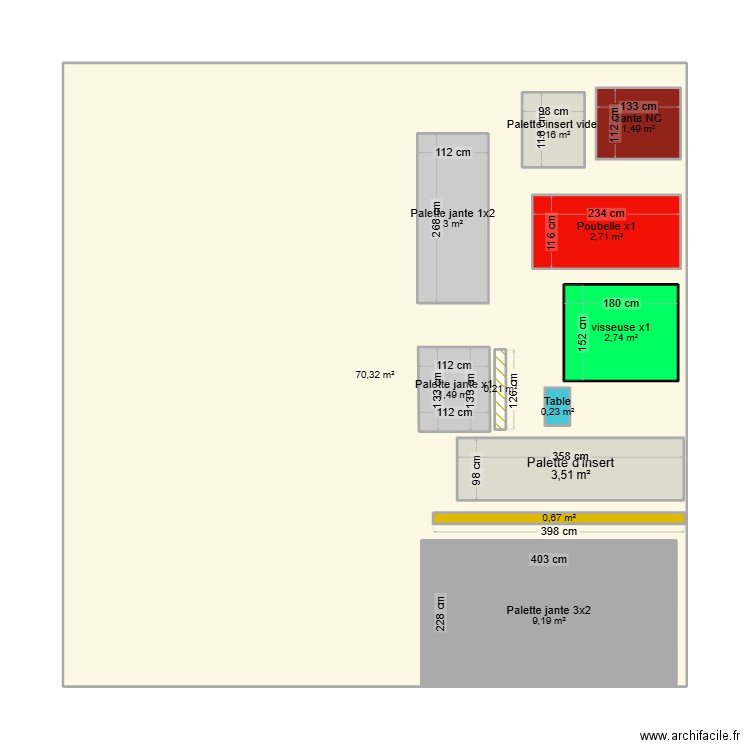 Plan visseuse 2. Plan de 12 pièces et 124 m2