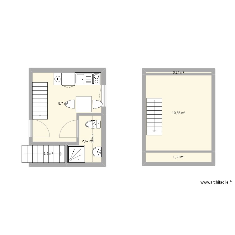 Colombelles 4. Plan de 6 pièces et 25 m2