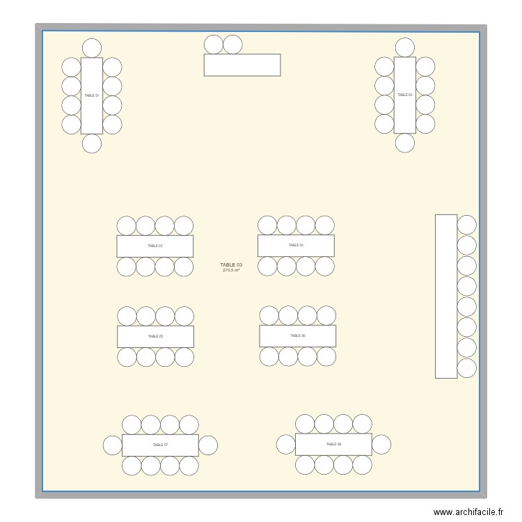 WEDDING AS. Plan de 1 pièce et 271 m2