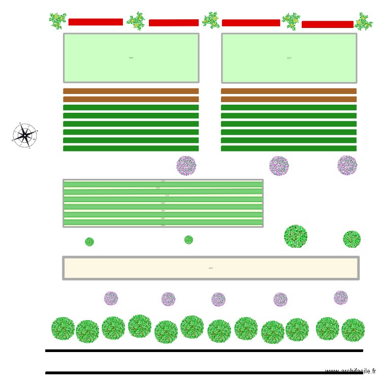 PPAM. Plan de 10 pièces et 666 m2