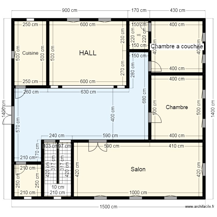 Plan de 32 41 62 03. Plan de 9 pièces et 187 m2