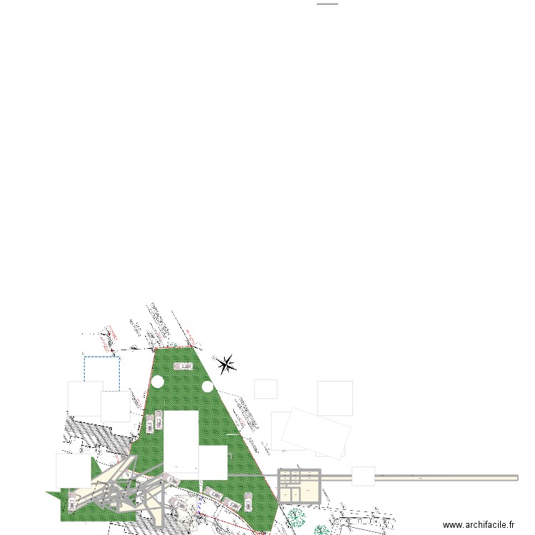 HALLE 3. Plan de 55 pièces et 738 m2