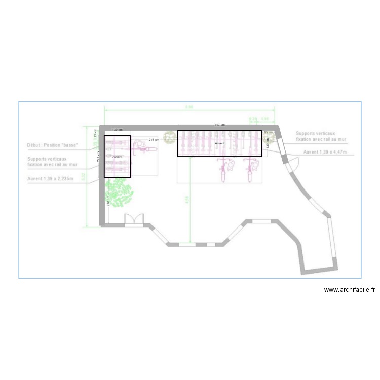 Ampère. Plan de 0 pièce et 0 m2