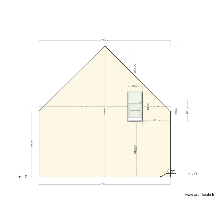 Pignon Nord11. Plan de 0 pièce et 0 m2