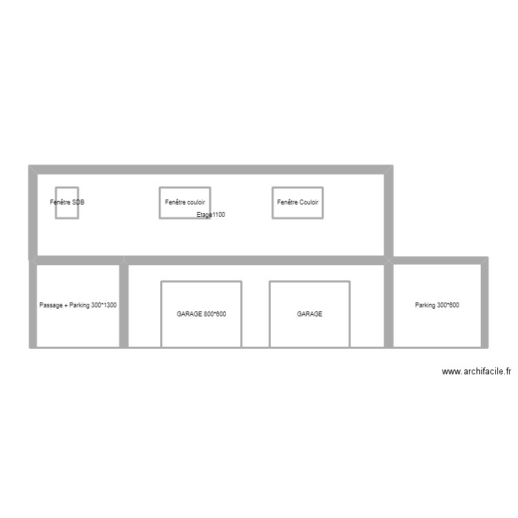 MA MOTTE - Facade Avant. Plan de 9 pièces et 62 m2