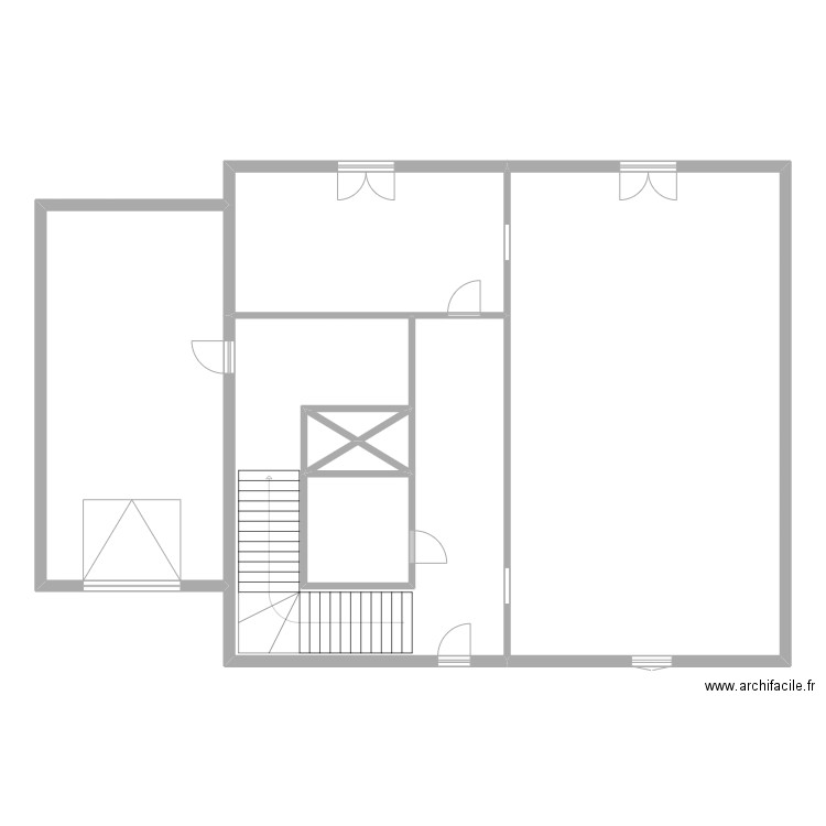 lasson rdc. Plan de 9 pièces et 196 m2