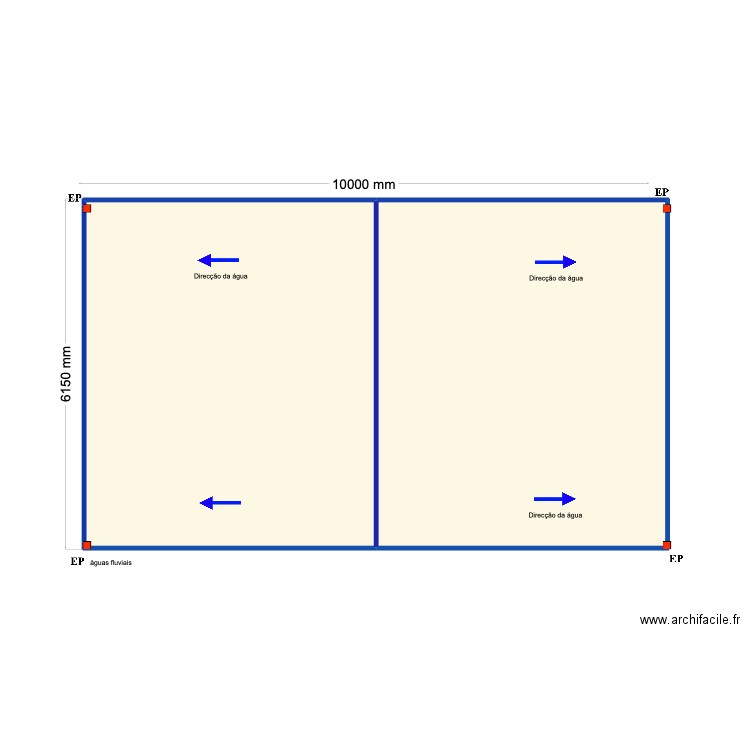 Pedro Cabeleira Painel 2. Plan de 2 pièces et 61 m2