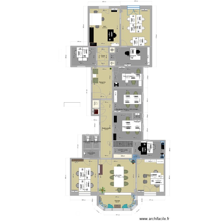 Diag484_2025. Plan de 27 pièces et 209 m2