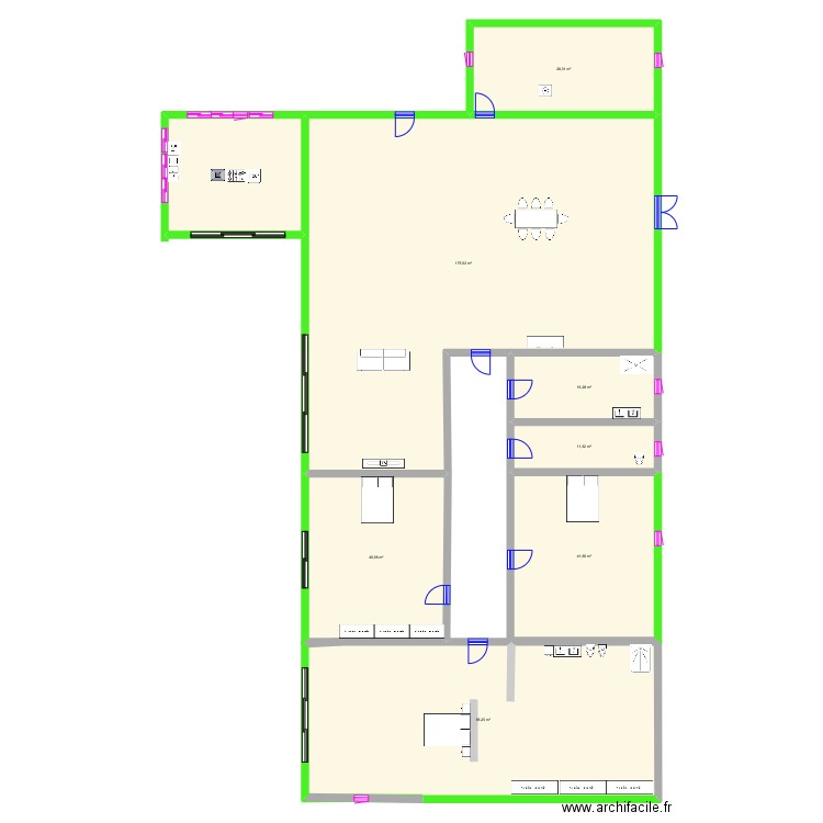 maison reunion . Plan de 8 pièces et 434 m2