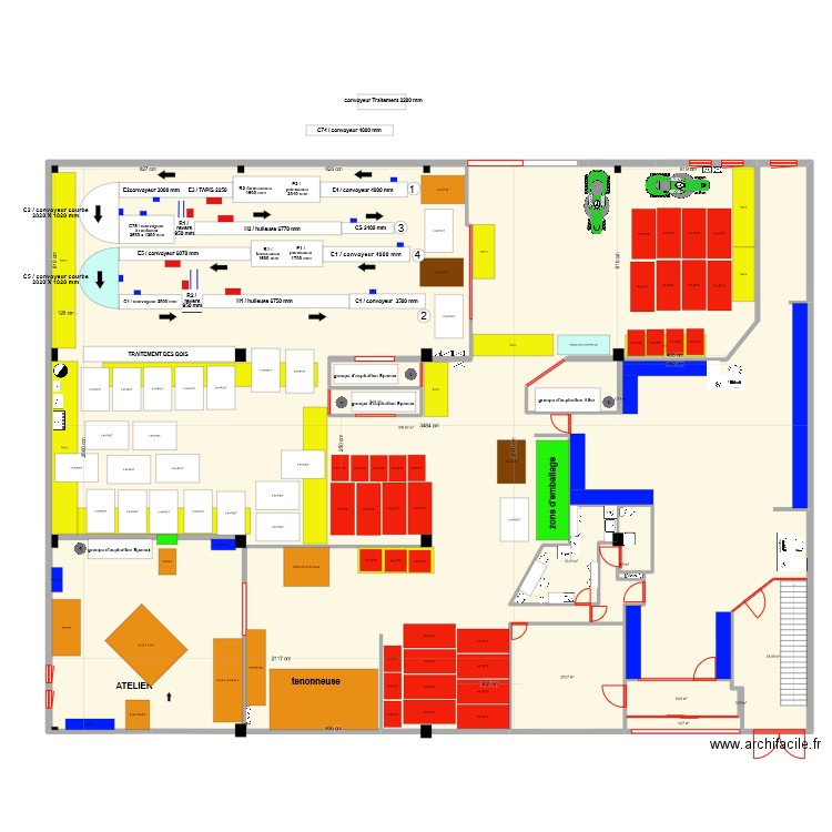 PROJET N17 15/11/2024. Plan de 11 pièces et 900 m2