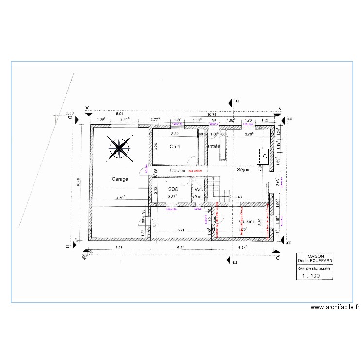 BOUFFARD. Plan de 0 pièce et 0 m2