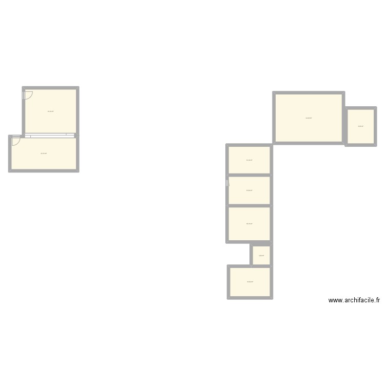 ta soeur. Plan de 9 pièces et 147 m2