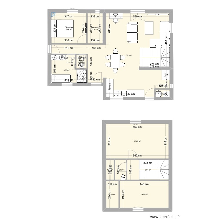 test maison 24/10. Plan de 11 pièces et 112 m2