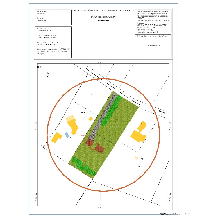 PCMI DULIAN plan de masse. Plan de 0 pièce et 0 m2