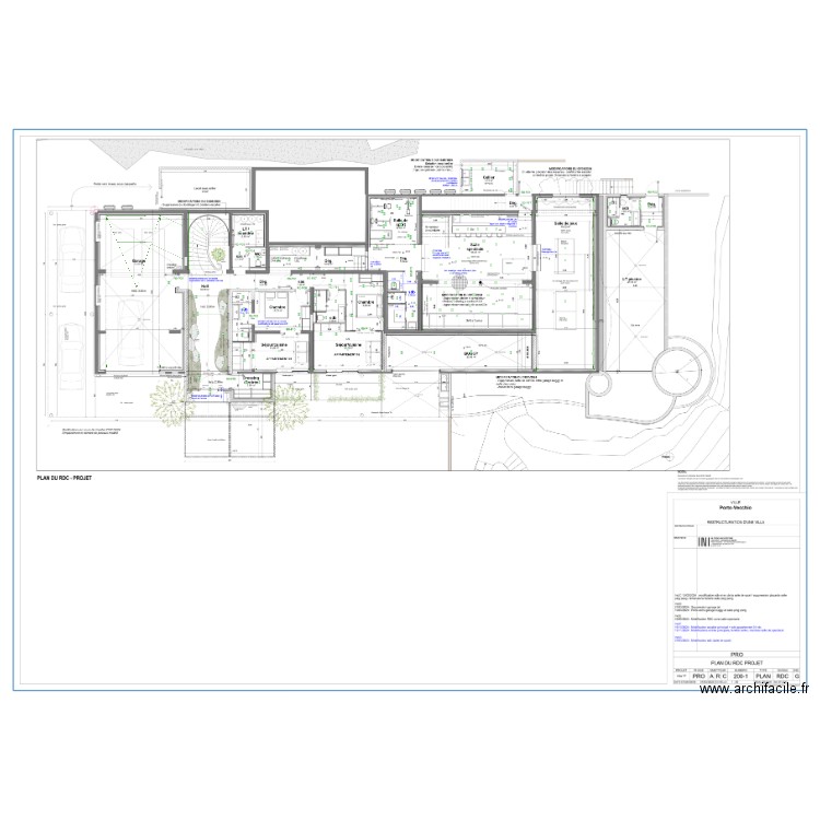 fabi rdc. Plan de 0 pièce et 0 m2