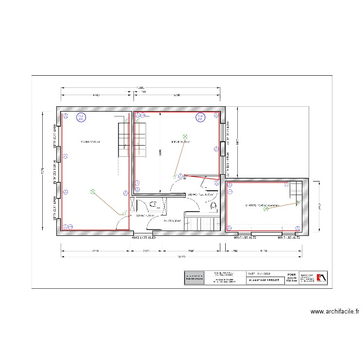 remy r+1. Plan de 0 pièce et 0 m2