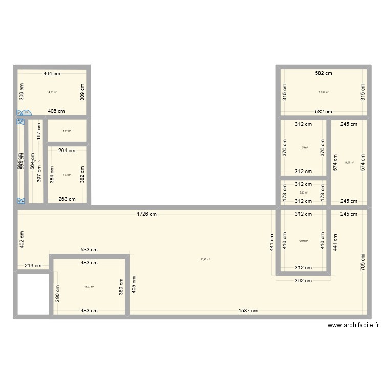 maison st rambert. Plan de 12 pièces et 238 m2