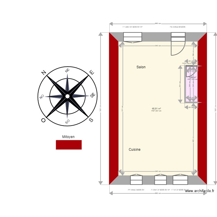 ML24008532 COCKENPOT. Plan de 11 pièces et 195 m2