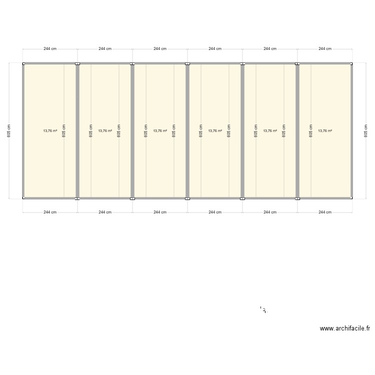 UROMEMS RDC 1. Plan de 6 pièces et 83 m2