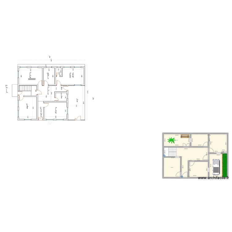 salim189. Plan de 5 pièces et 127 m2