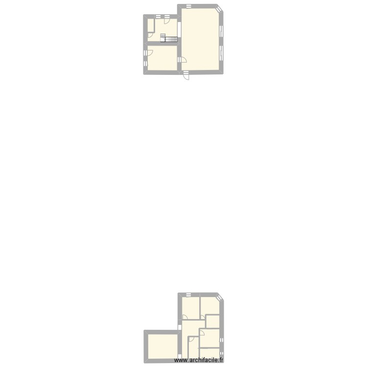 maison V2. Plan de 8 pièces et 188 m2