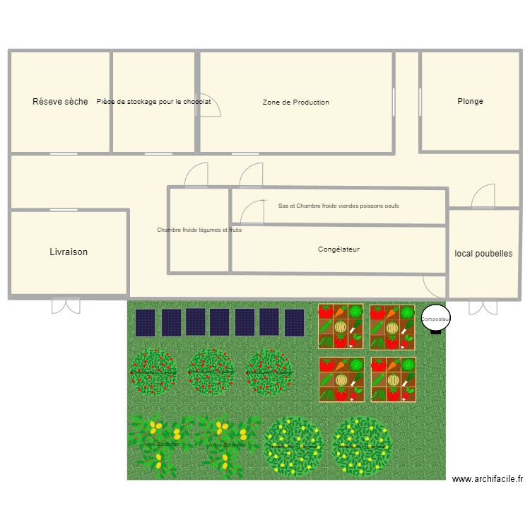 plan labo. Plan de 11 pièces et 1393 m2