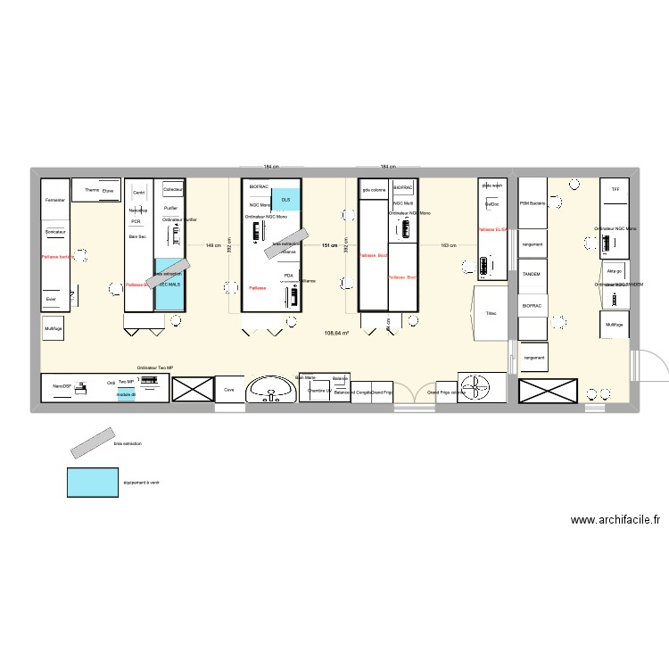 PPT35 NFS + L2 P2R purif 16012025. Plan de 1 pièce et 109 m2