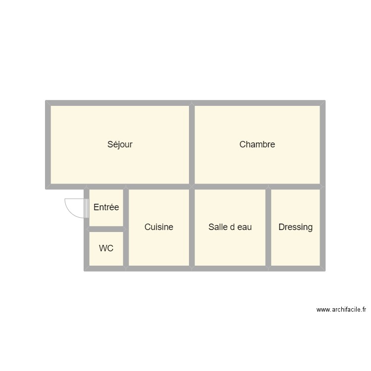 2410 LASLIER. Plan de 7 pièces et 16 m2