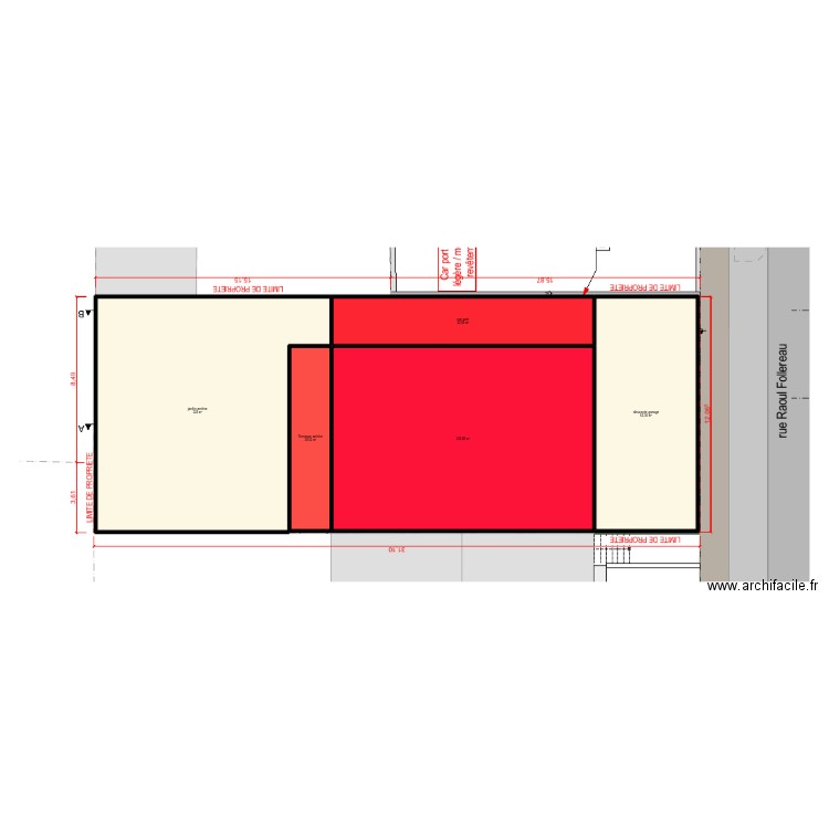 surface totale . Plan de 5 pièces et 366 m2