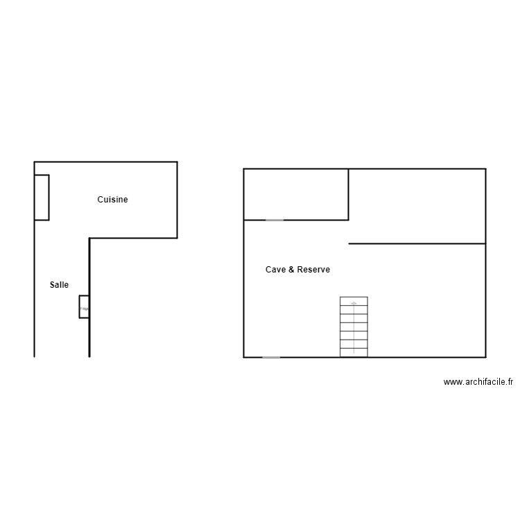 Manjar no Churrasco. Plan de 4 pièces et 39 m2