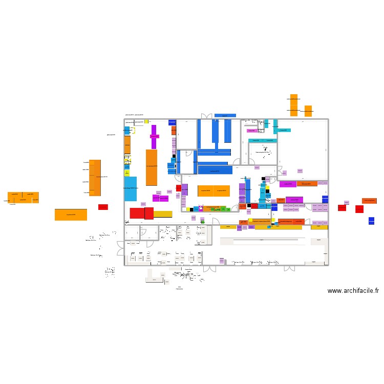 reserve 34.4. Plan de 11 pièces et 392 m2