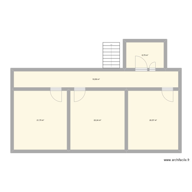 Belfort 11/02. Plan de 5 pièces et 90 m2