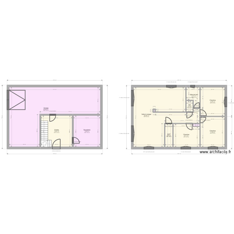 ML24006067 MIGNON. Plan de 12 pièces et 162 m2