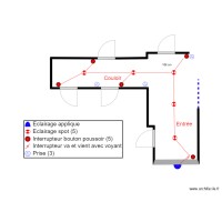 ELECTRICITE COULOIR et  ENTREE