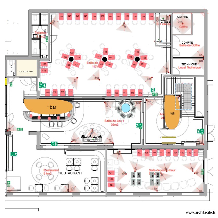 INFINITI GRASSE socles final. Plan de 1 pièce et 13 m2