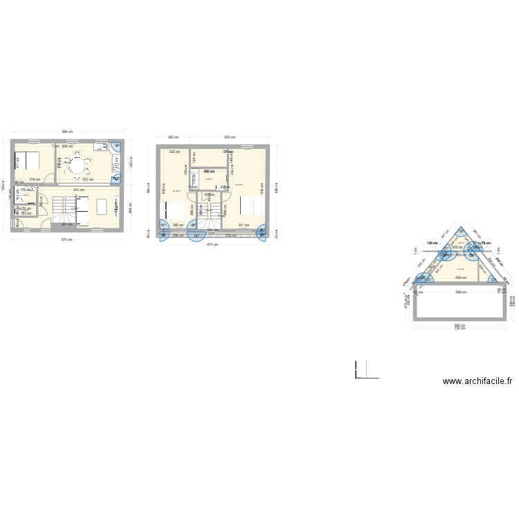 PLAN BILLIEN GISLEN. Plan de 12 pièces et 119 m2