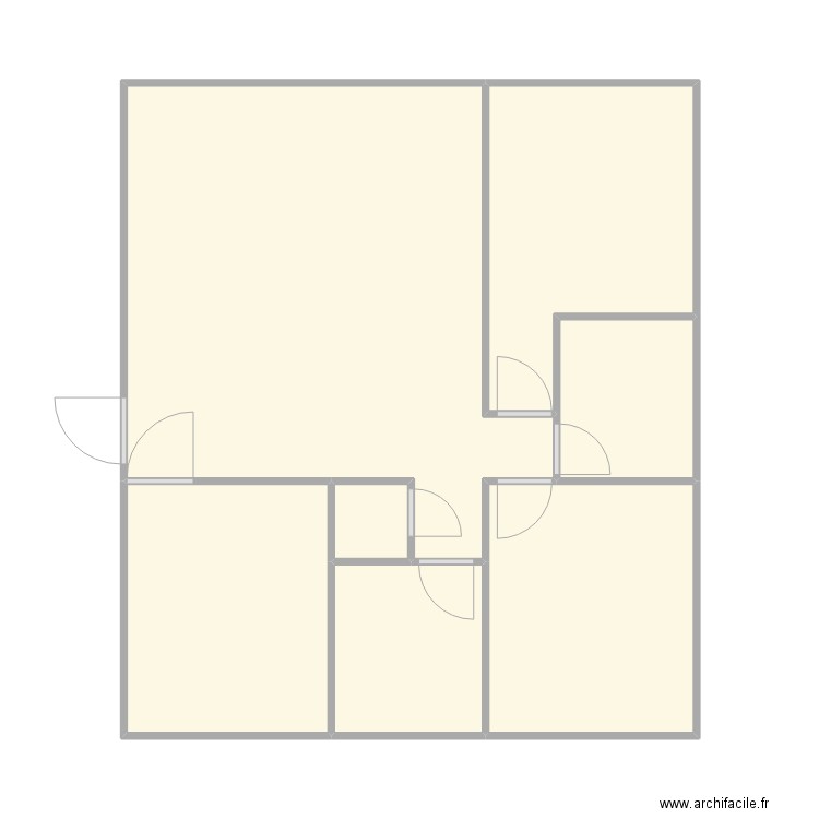 m.michot 1. Plan de 7 pièces et 52 m2