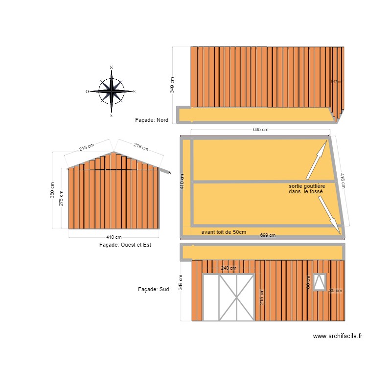 carcan 2. Plan de 21 pièces et 86 m2