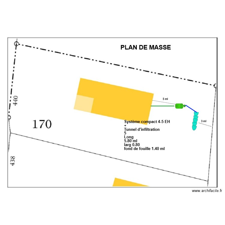 Lacassagne. Plan de 0 pièce et 0 m2