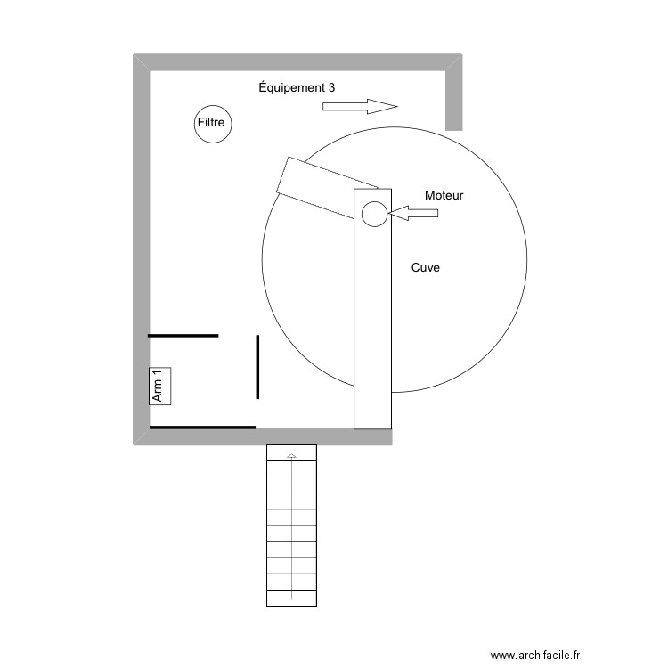 Zone 1 R+1. Plan de 0 pièce et 0 m2