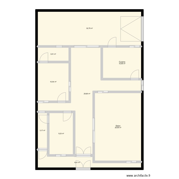 sangalkam. Plan de 9 pièces et 139 m2