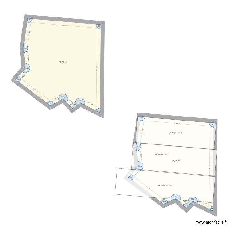 Cesped artificial  Roland Benitachell . Plan de 2 pièces et 73 m2