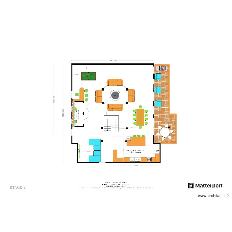 BIONNAY ETAGE OK. Plan de 0 pièce et 0 m2