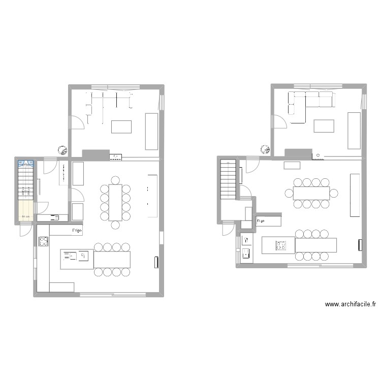 Rez-de-chaussée NEW. Plan de 1 pièce et 3 m2