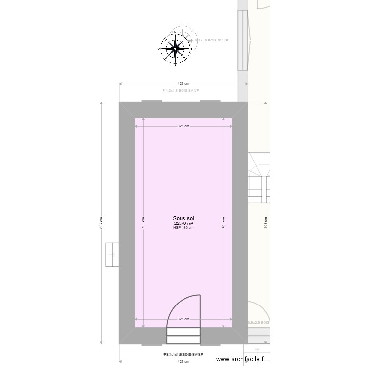 ML24015996. Plan de 14 pièces et 170 m2