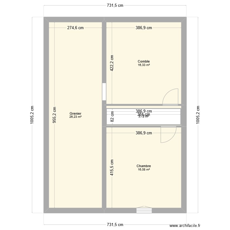 Plan Dordogne. Plan de 17 pièces et 193 m2