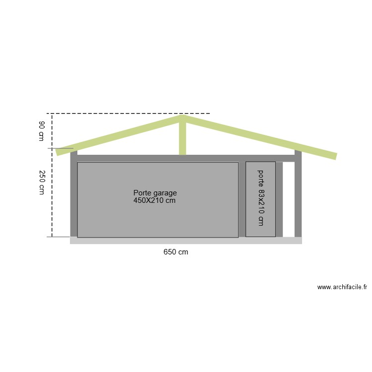Garage structure Est. Plan de 0 pièce et 0 m2