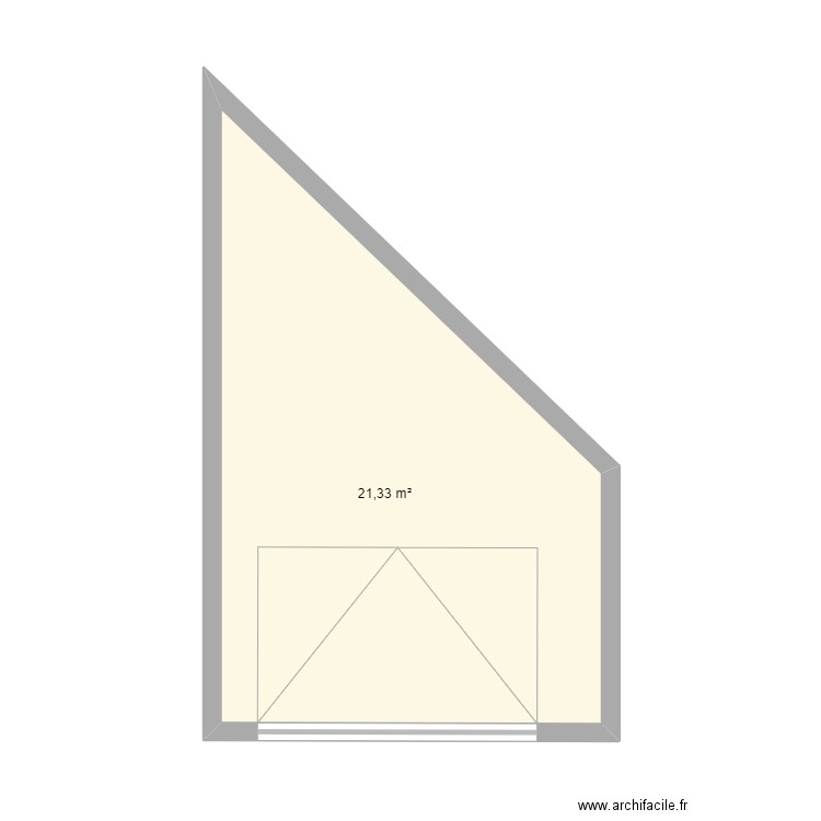 astridlaan 34 garage 1.24. Plan de 1 pièce et 21 m2