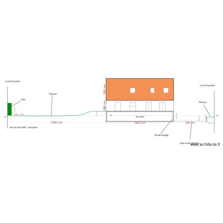 coupe_avant. Plan de 0 pièce et 0 m2