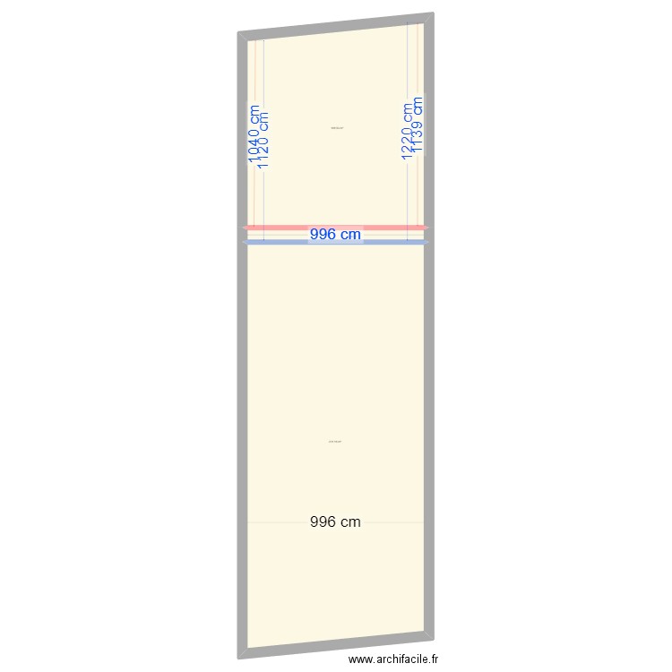 DECOUPE LA PEYRADE . Plan de 3 pièces et 336 m2